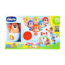 CHICCO Igračka set za kuglanje-Majmunčići