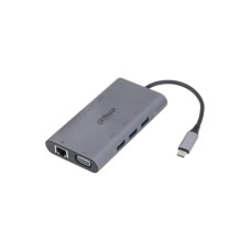 DAHUA TC39 Docking station i čitač smart kartica 9u1, USB-C 3.1 na 1xHDMI, 1xVGA, 3xUSB3.0, 1xLAN (RJ45), 1xSD, 1xTF, 1xPD