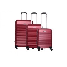 ENOVA ABS Set kofera 3 / 1 bordo boja