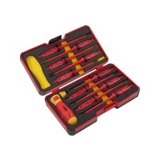 FELO Set dielektrični alata XL-Strongbox E-Smart slim VDE SL/PH/PZ/TX 06381206 12 kom