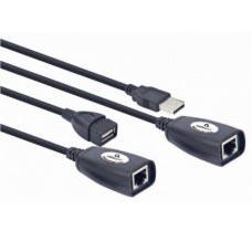 GEMBIRD UAE-30M USB extender works with CAT6 or CAT5E LAN cables 30m