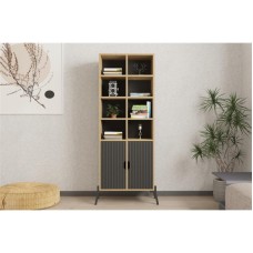 HOME LINE Polica za knjige Lido Sapphire Oak Anthracite