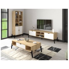 HOME LINE Set za dnevnu sobu Lifano Sapphire Oak White