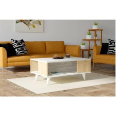 HOME LINE Sto za dnevnu sobu Seda Antik White Sapphire Oak