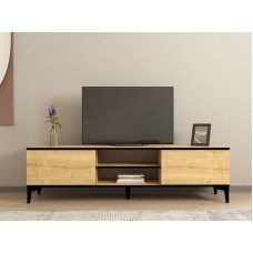 HOME LINE TV polica Donat Sapphire Oak Black