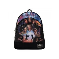 Loungefly Star Wars Trilogy 2 Triple Pocket Mini Backpack