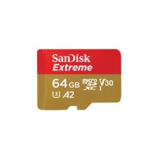 SANDISK 64GB Extreme (SDSQXAH-064G-GN6MA) memorijska kartica sa adapterom