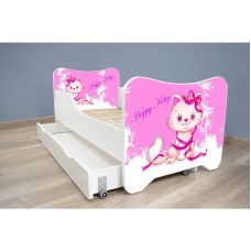 TOP BEDS Happy Kitty Dečiji krevet 140x70 + fioka Happy Kitty